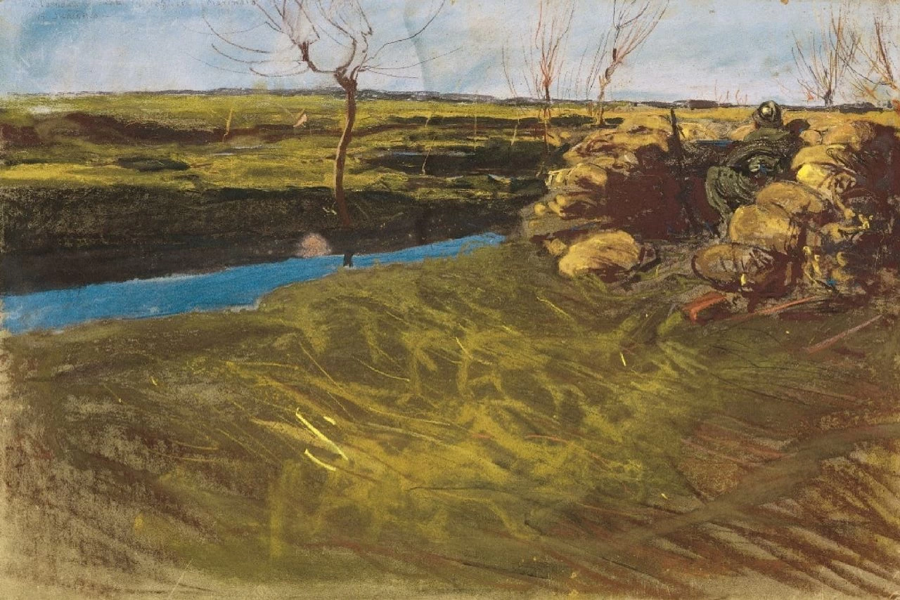 Casa Cornoldi, mitragliere marinaio - Fondo G.A. Sartorio. Palazzo della Farnesina, Roma